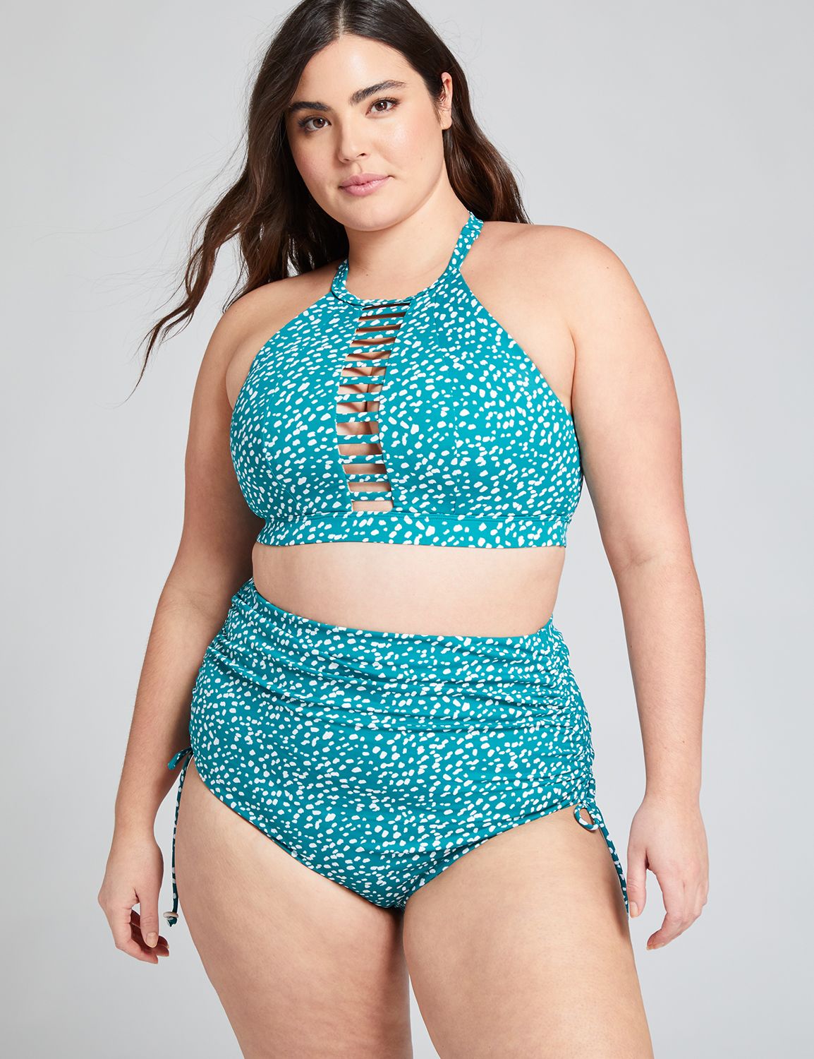 lane bryant swim romper