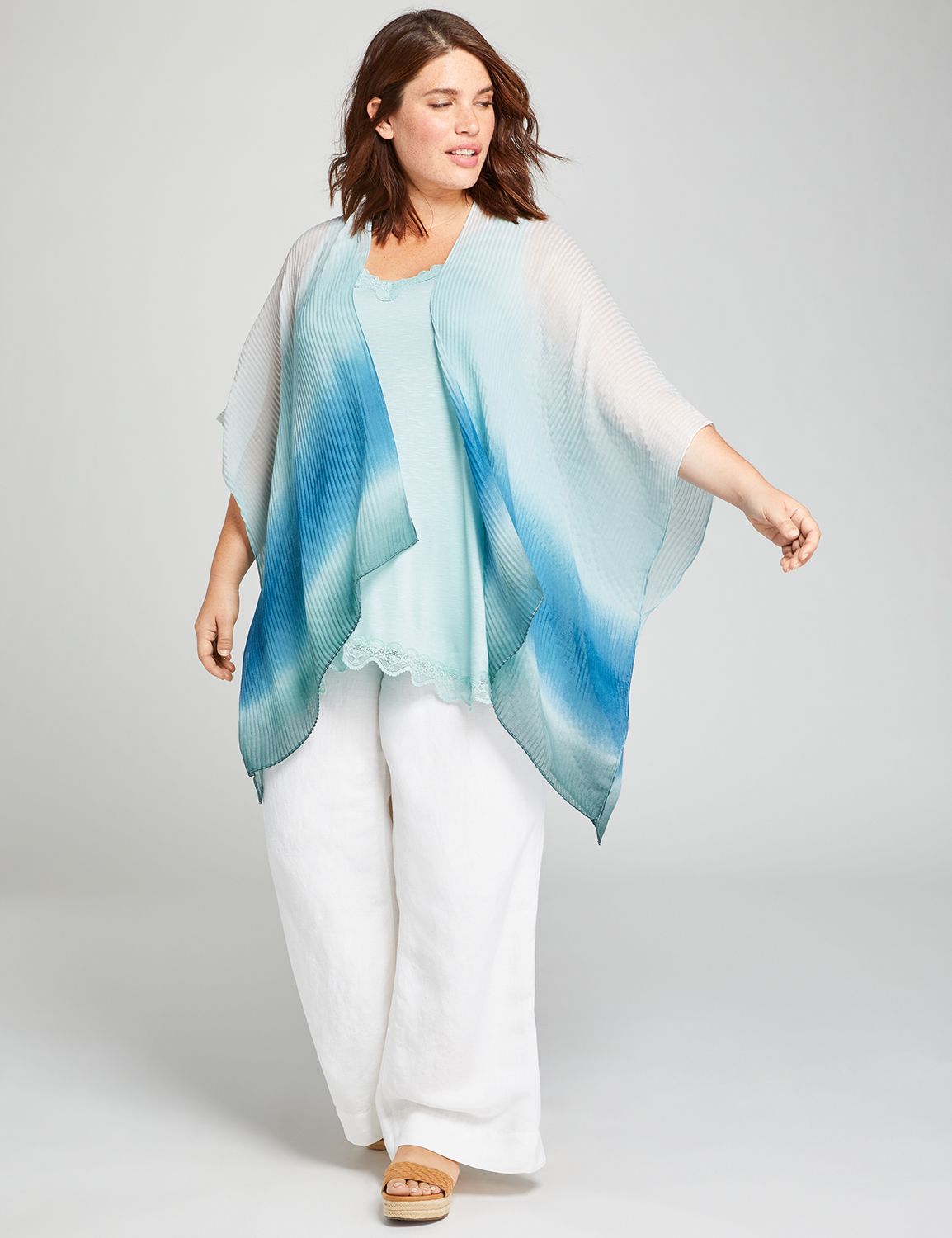 lane bryant white linen pants