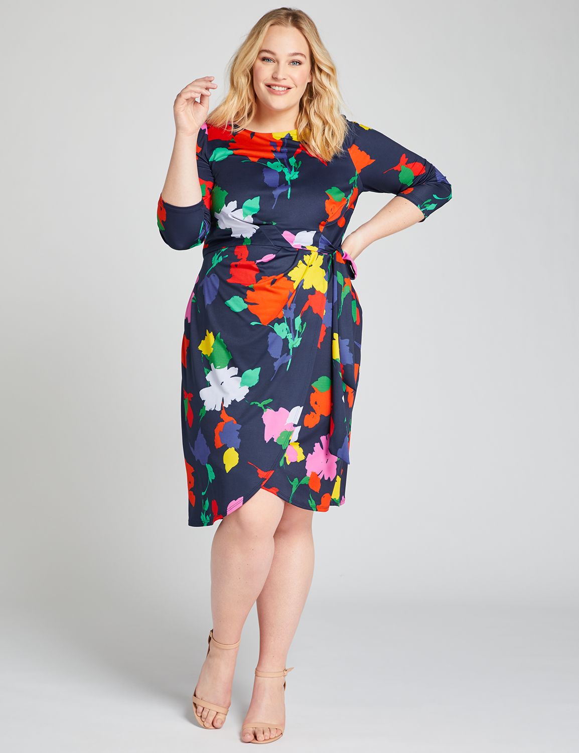 floral one piece dress