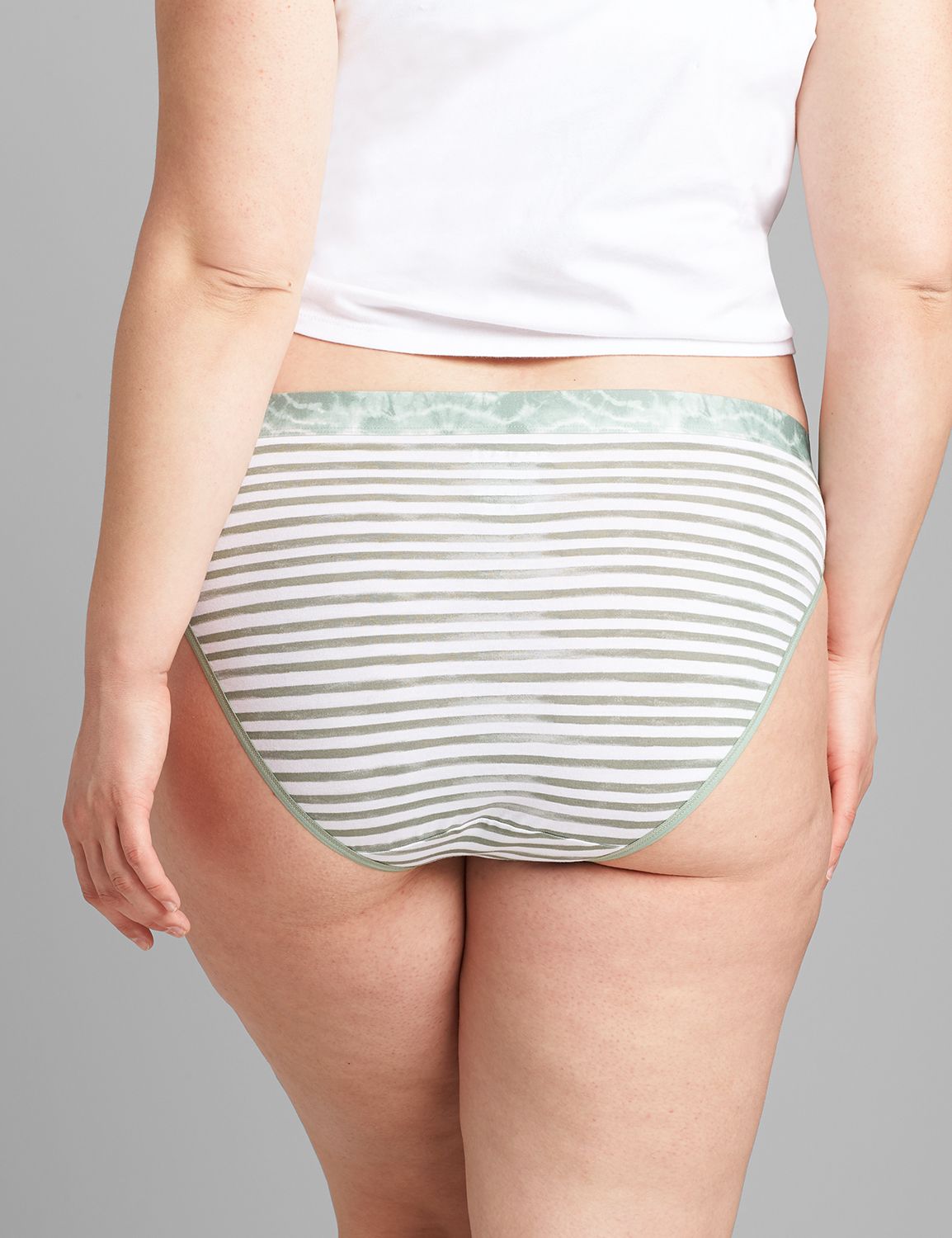 Cotton Ultra High-Leg Brief Panty With Wide Waistband Product Image 2