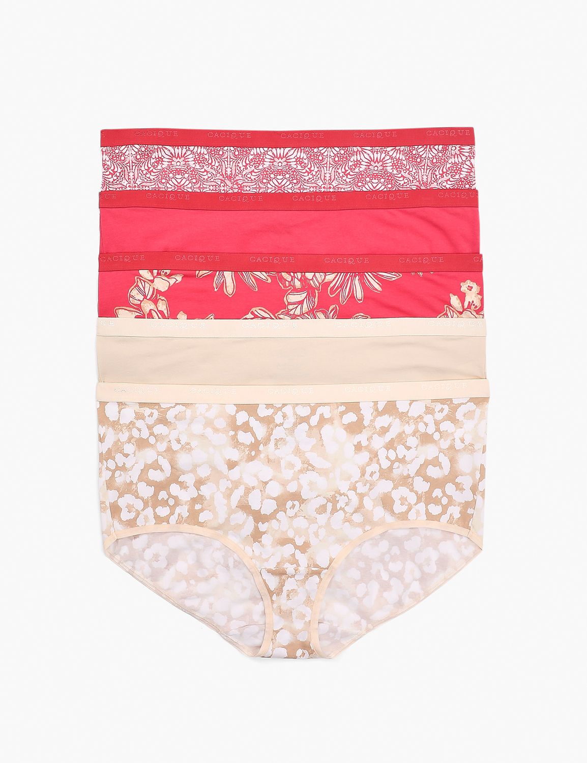 Cotton Full Brief Panty - 5-Pack | LaneBryant