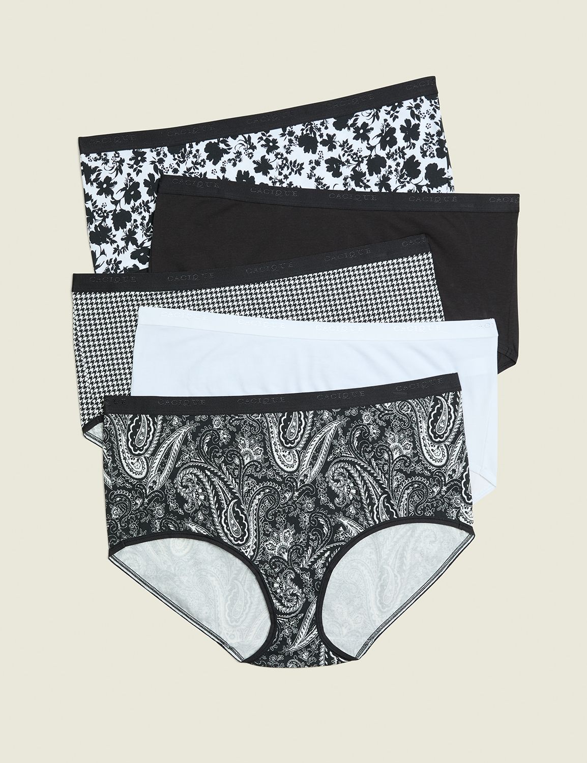 Cotton Full Brief Panty - 5-Pack | LaneBryant