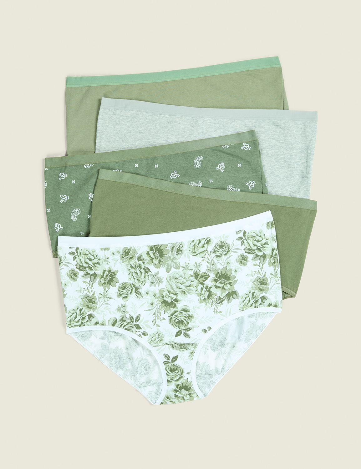 Cotton Full Brief Panty - 5-Pack