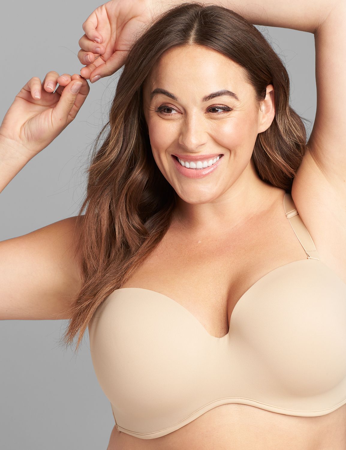 Cacique + Lightly Lined Multi-Way Strapless Bra