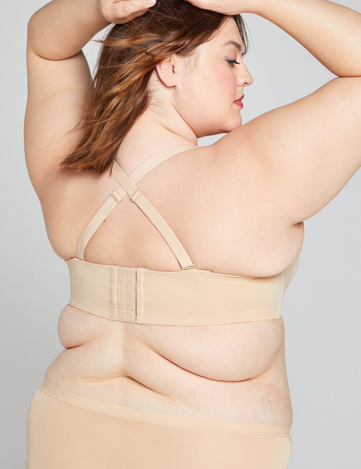 Low Back Strapless Bra, Strapless Bra for Women, No-Slip Silicone Bra,  Detachable Straps Bra