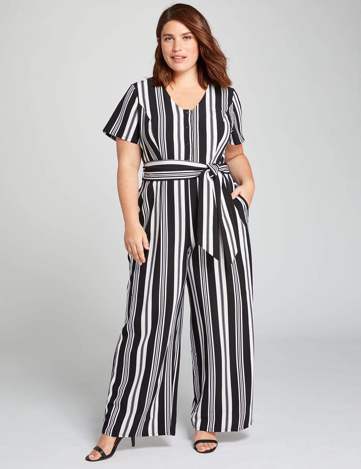 lane bryant white jumpsuit