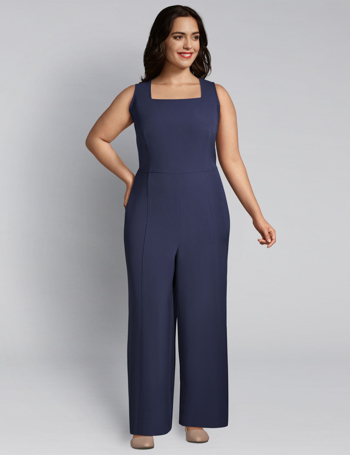 lane bryant navy dress