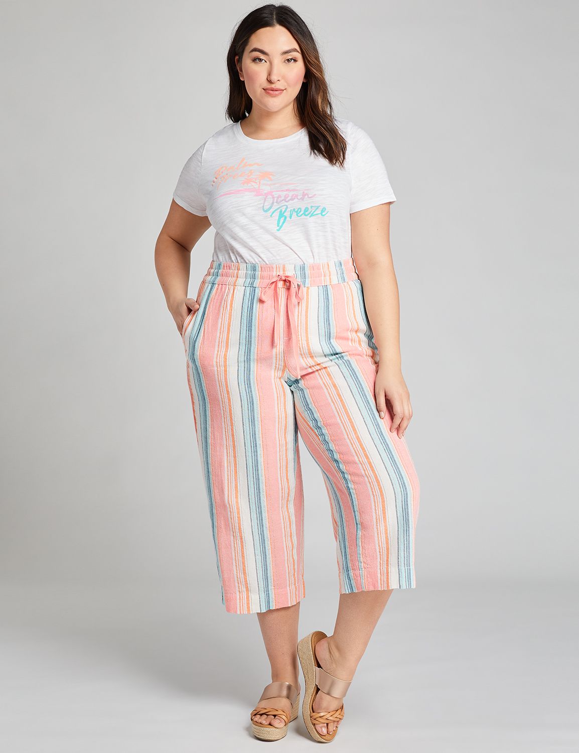 lane bryant cropped pants