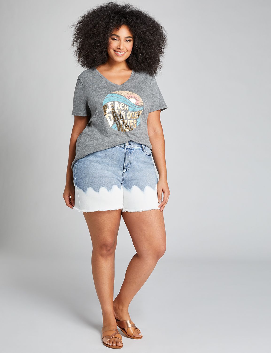 lane bryant jean shorts