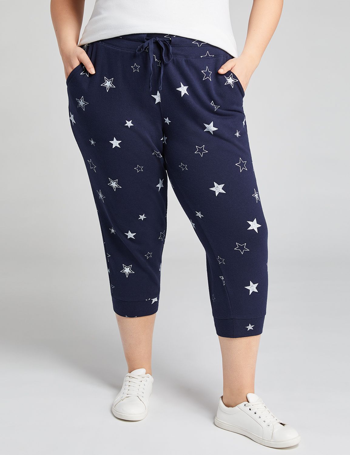 women's plus size capri joggers