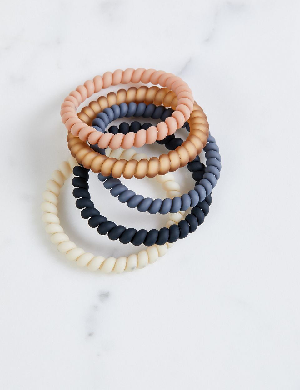 Matte Coil Hair Ties 5 Pack Lane Bryant