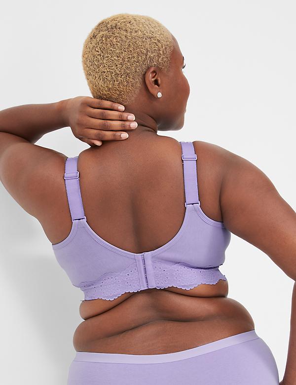 Cnebo Women's Wireless Full Coverage Bra Cotton Plus Size Bra Comfy  Minimizer Bra Push up Bras Underwear Sports Bra