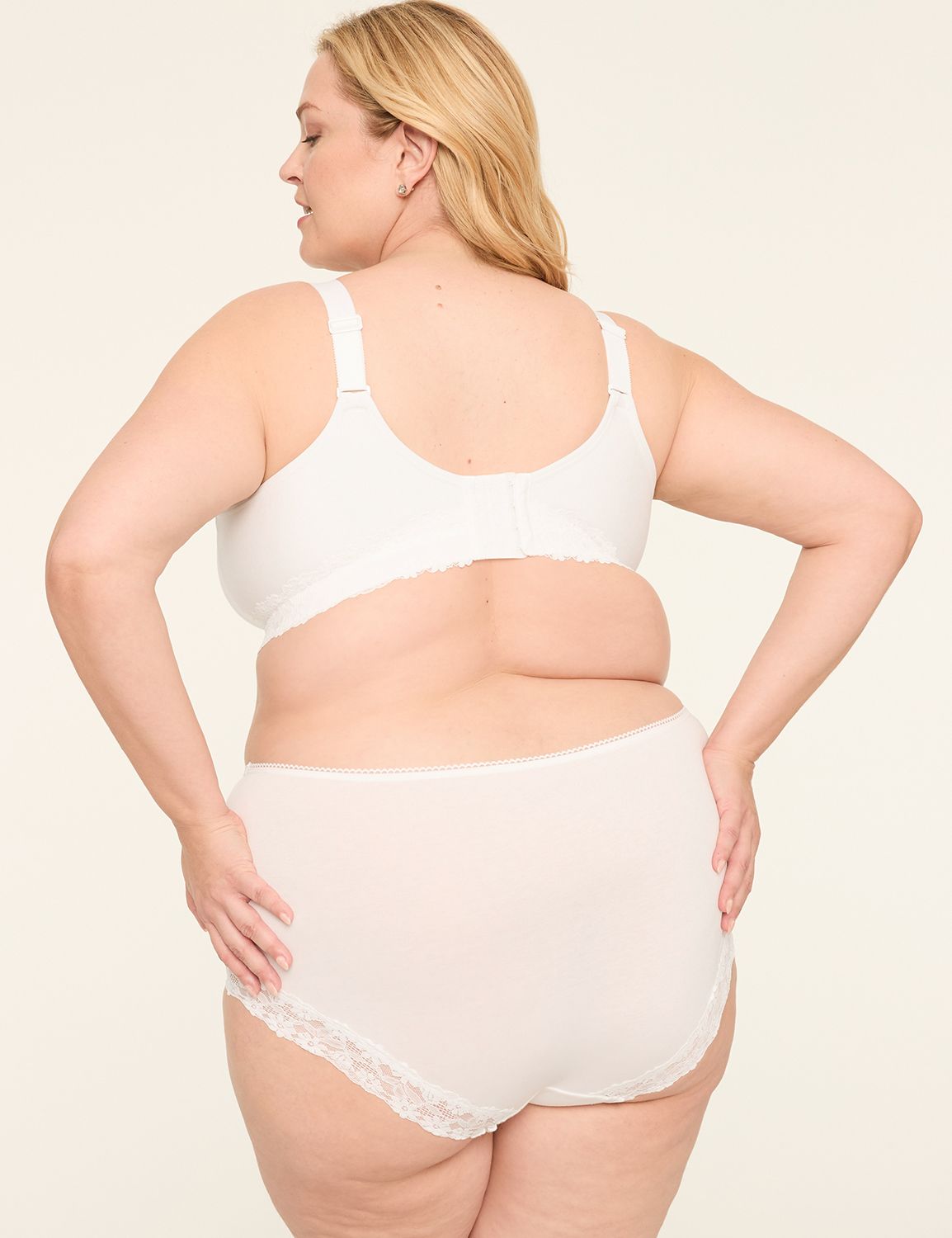 Cotton Unlined No-Wire Bra With Lace