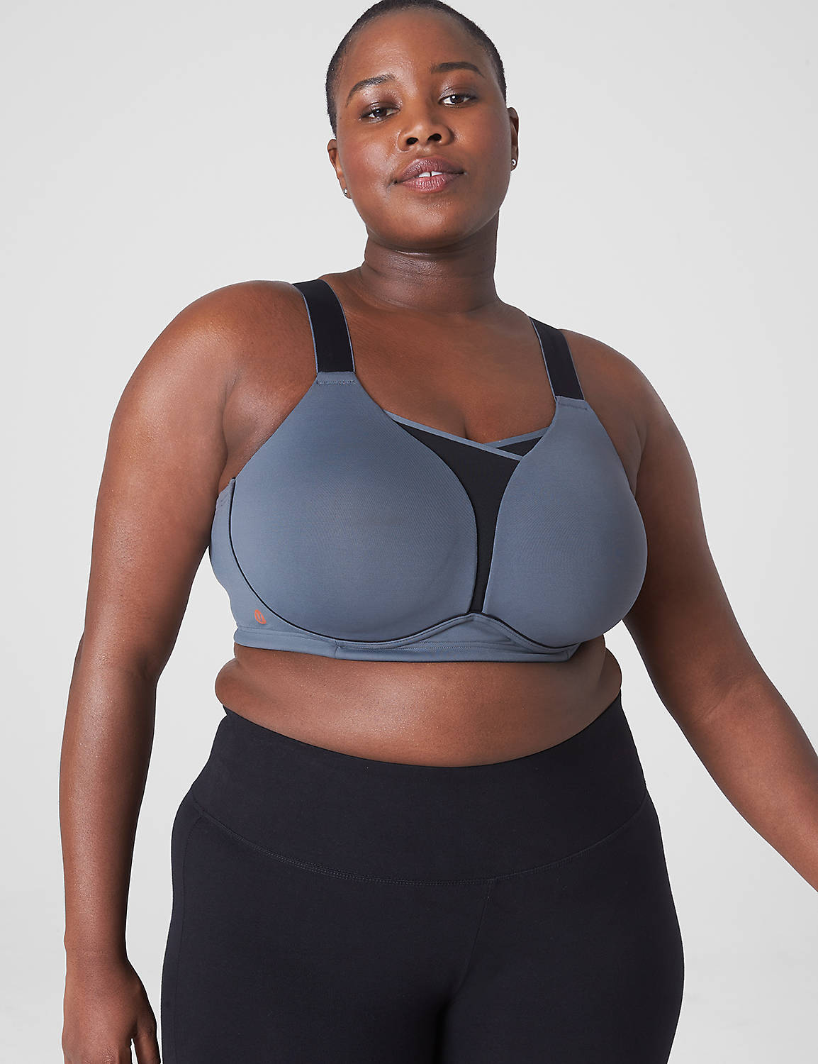1051171-Y Cooling No Wire Sport Bra-VOS cooling fabric:PANTONE Turbulence: 36C