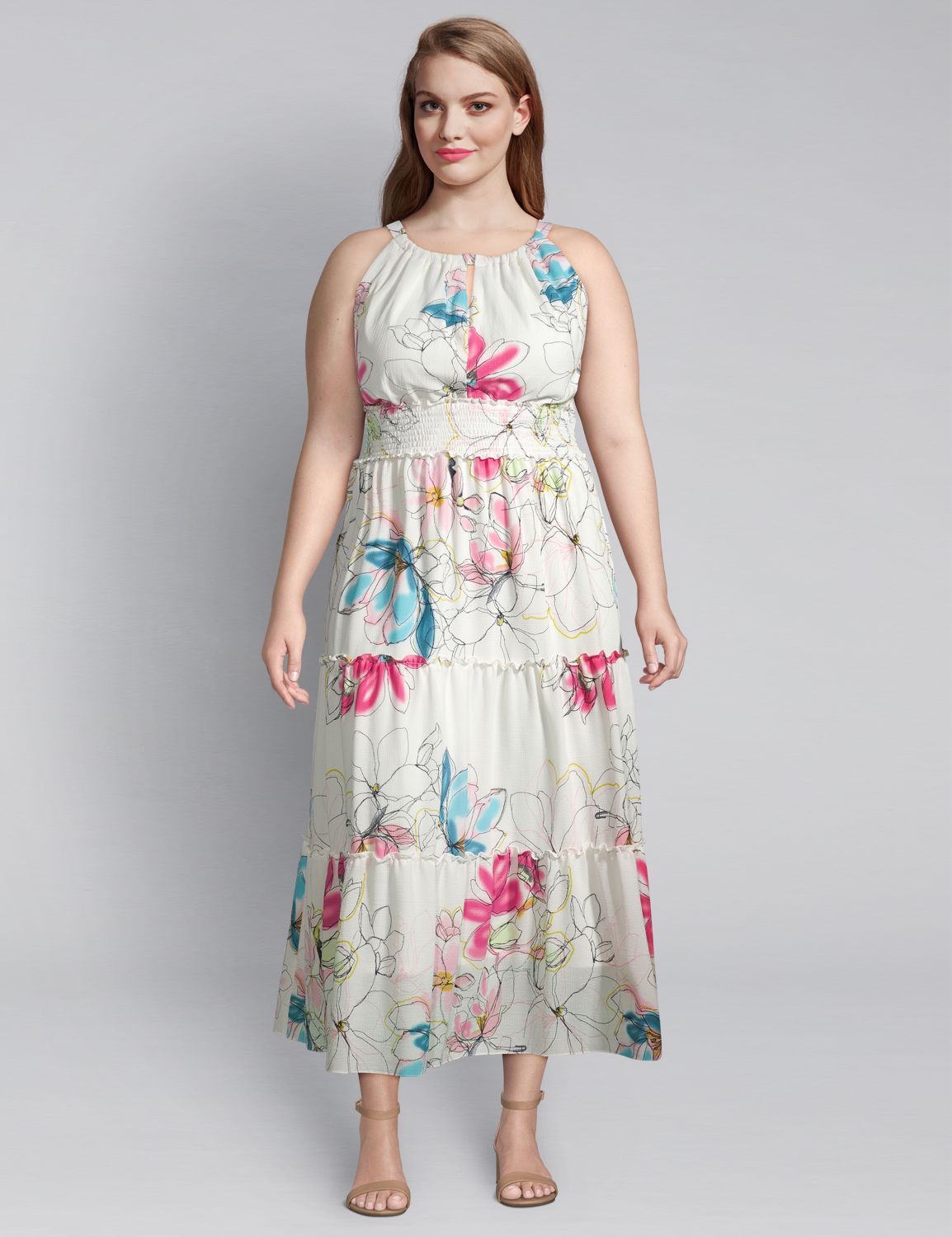 lane bryant ruffle dress