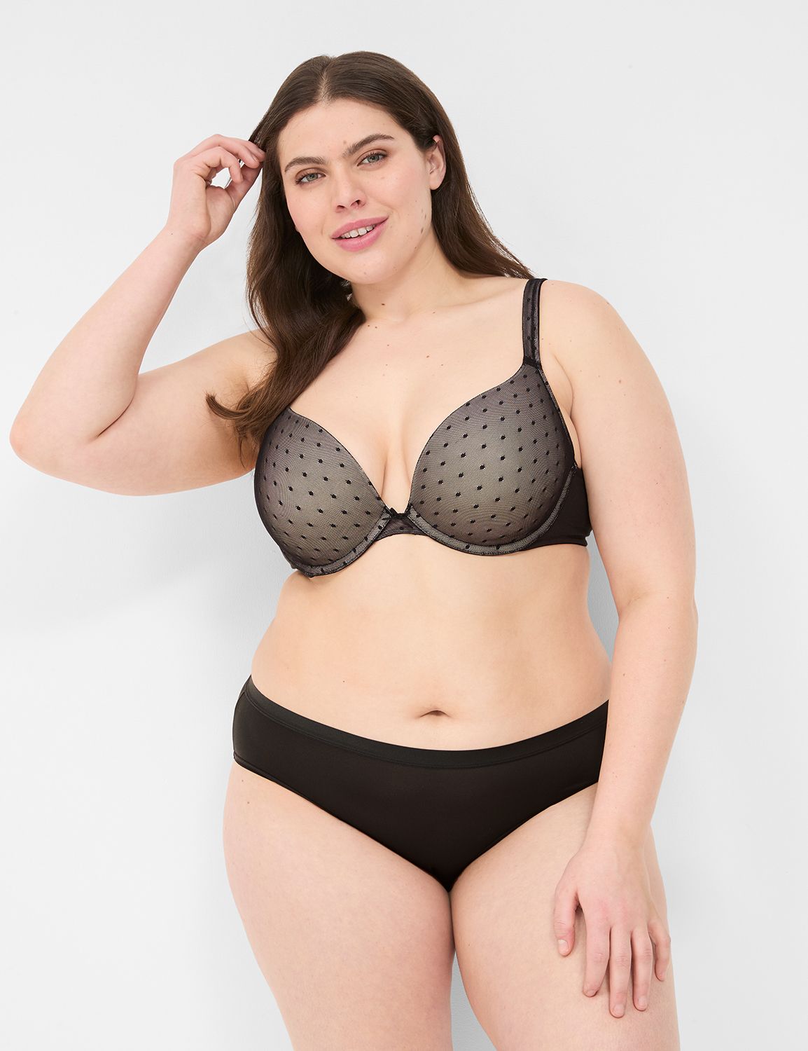 Cotton Boost Plunge No-Wire Bra