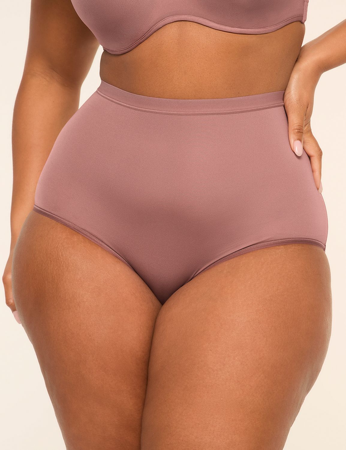 No-Show High-Waist Brief Panty
