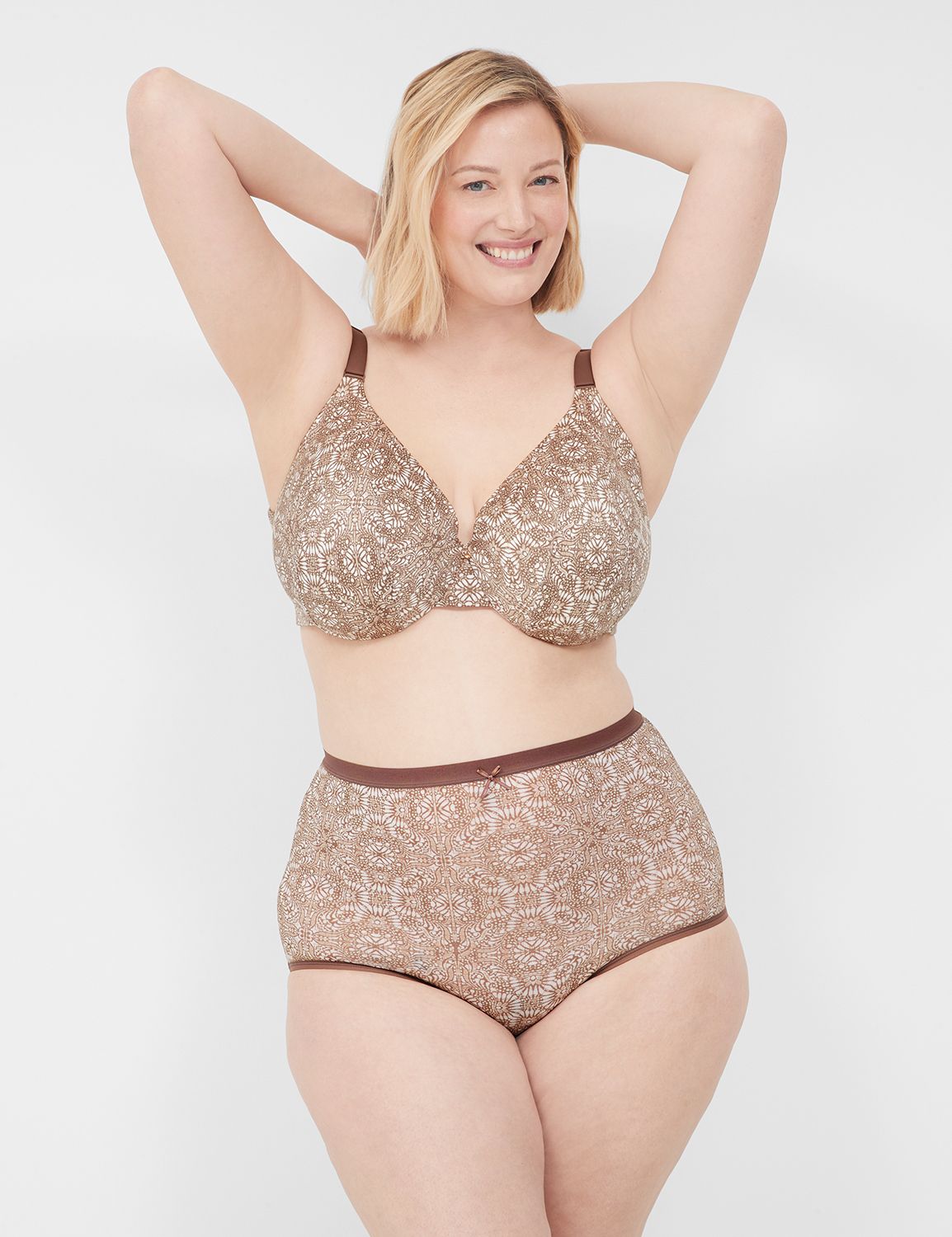 No-Show High-Waist Brief Panty | LaneBryant