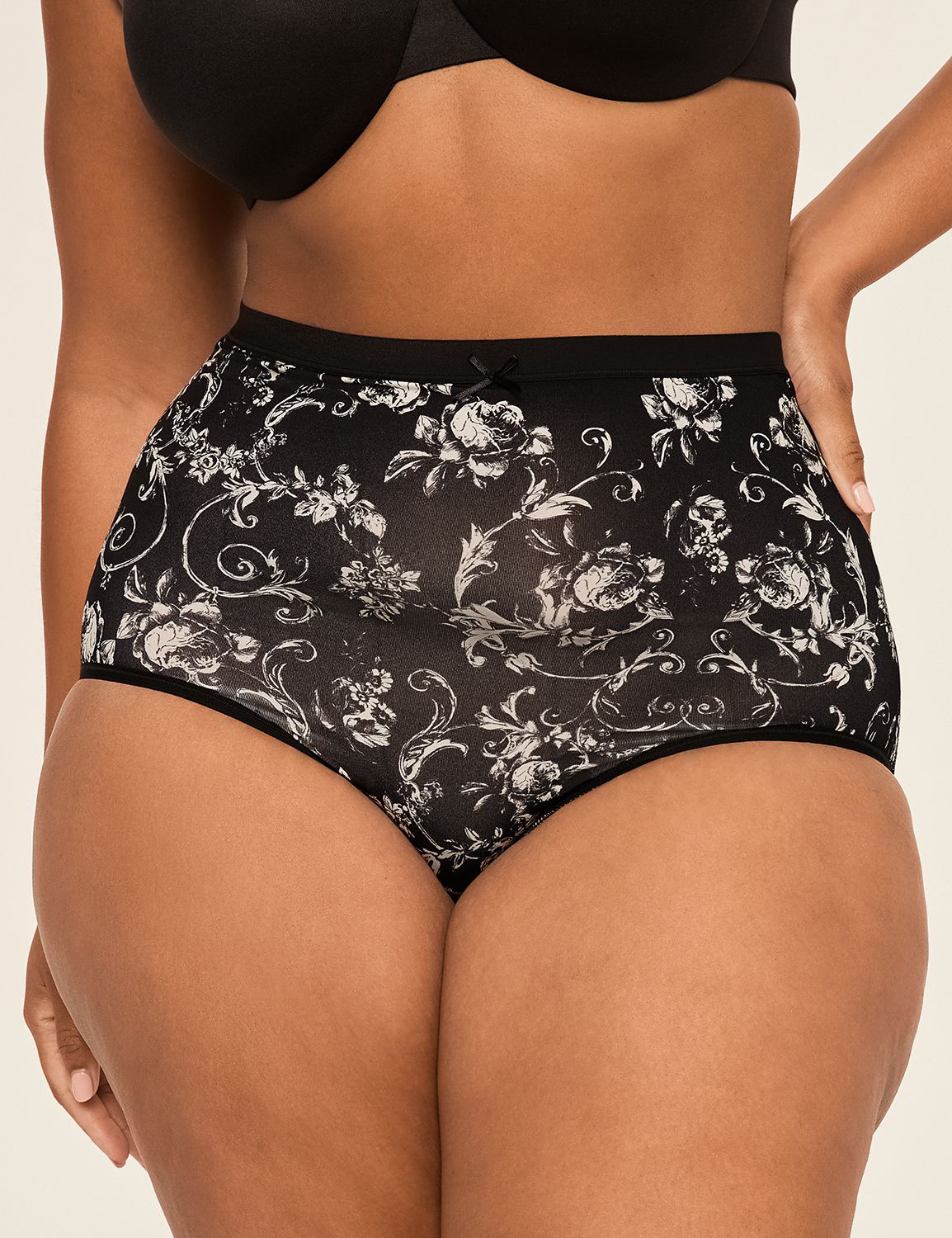 No-Show High-Waist Brief Panty | LaneBryant