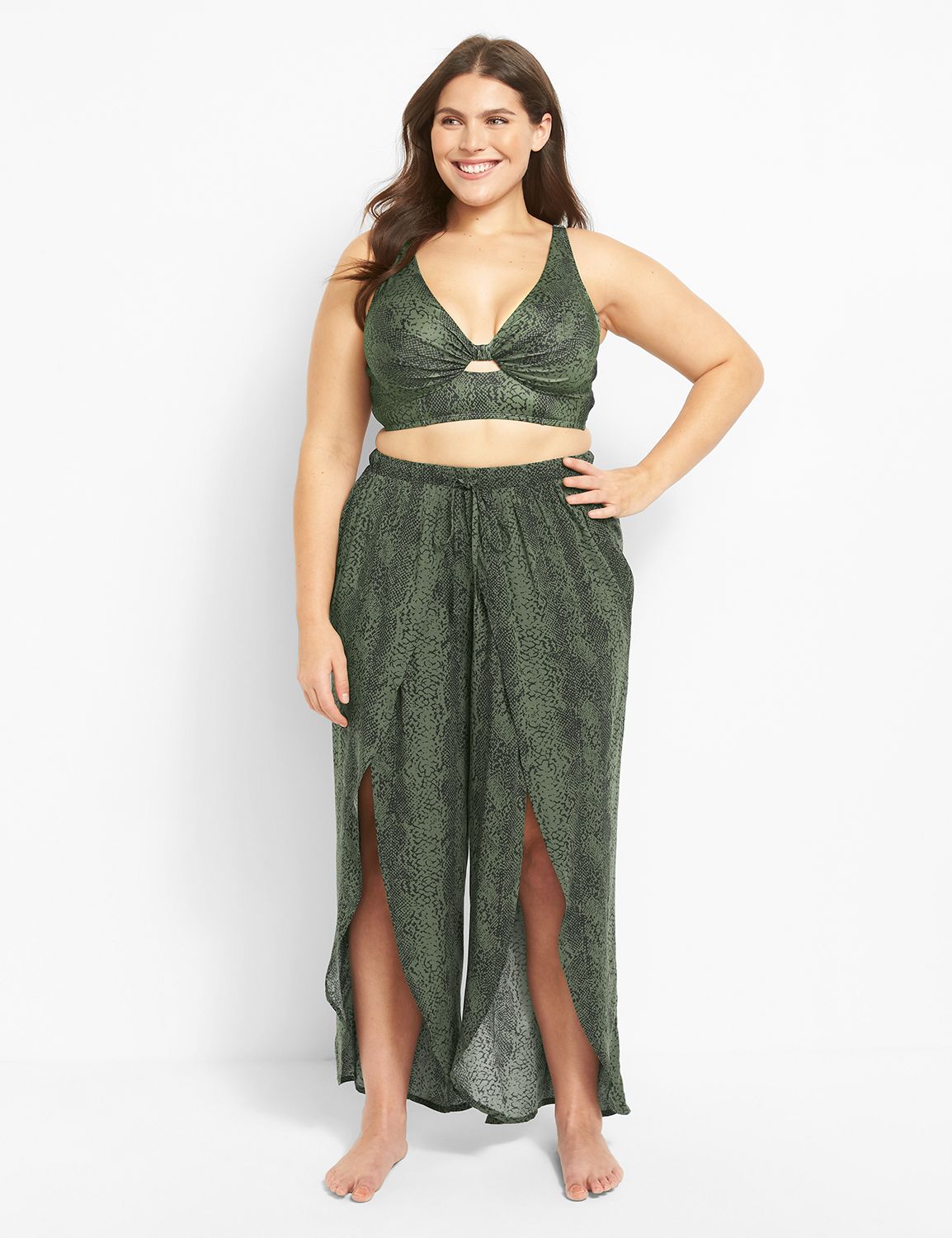 Lane bryant swimsuit coverups on sale