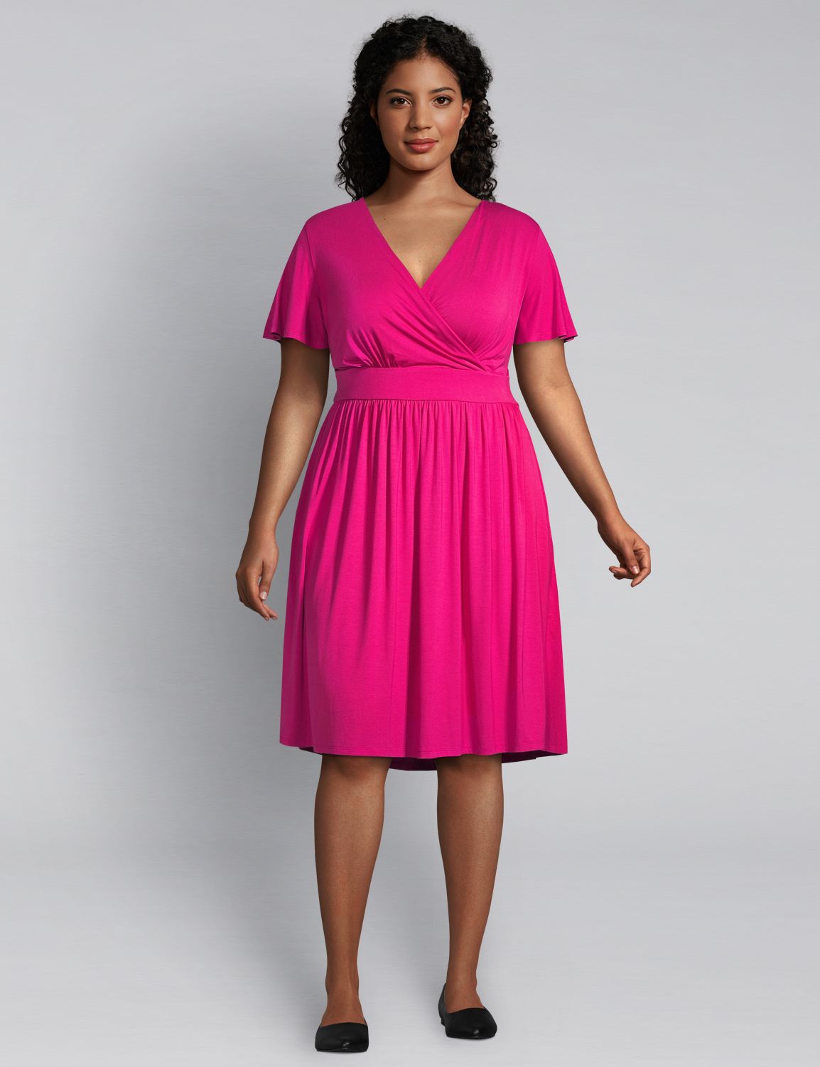 lane bryant pink dress