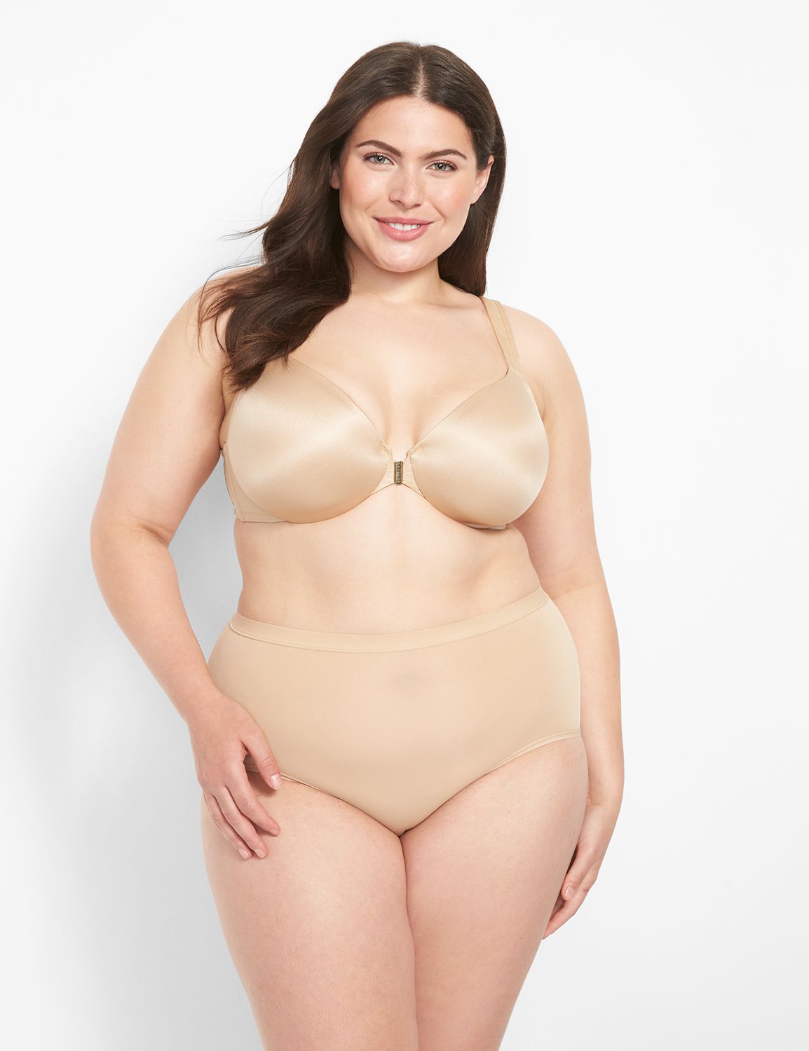 Front-Close Lightly Lined Full Coverage Bra