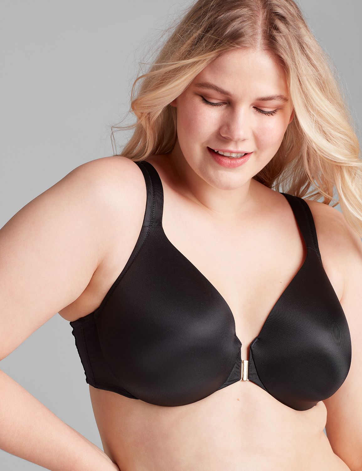 Lightly Lined Front Closure Demi Bra