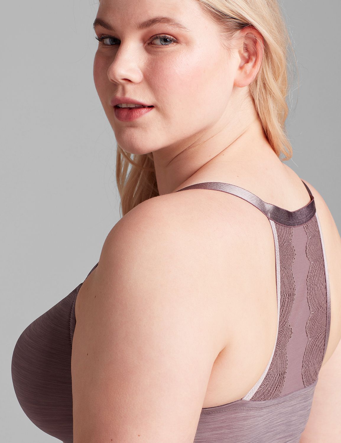 Front-Close Smooth Boost Plunge Bra | LaneBryant
