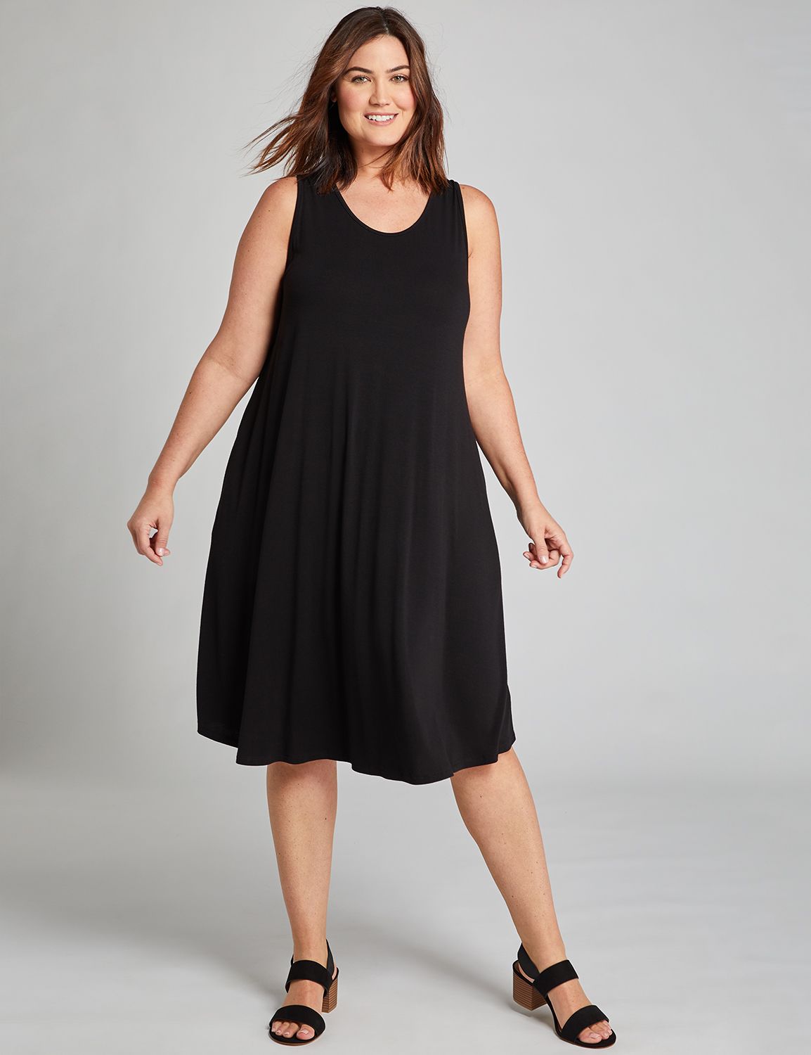 lane bryant little black dress