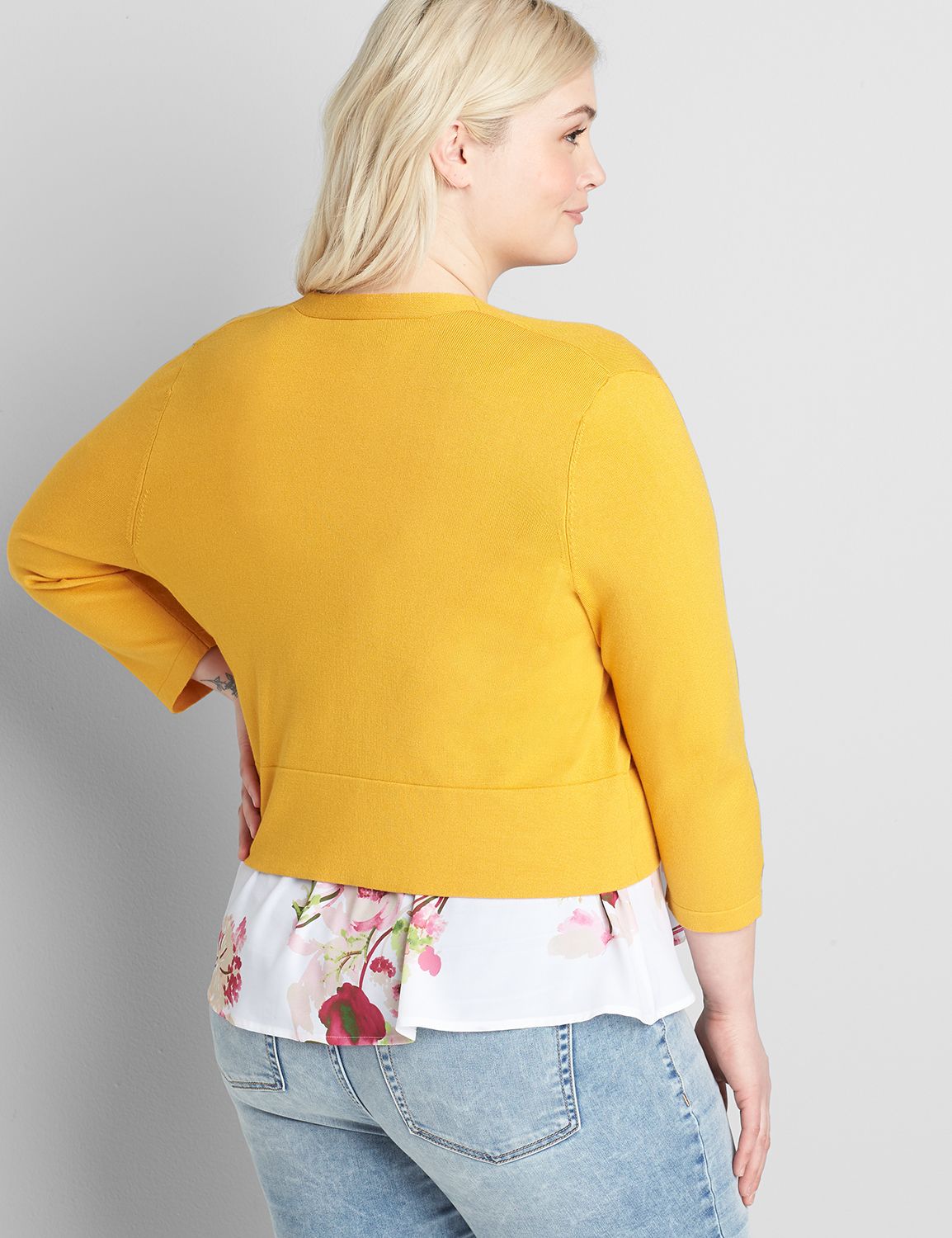 3/4-Sleeve Shrug Product Image 2