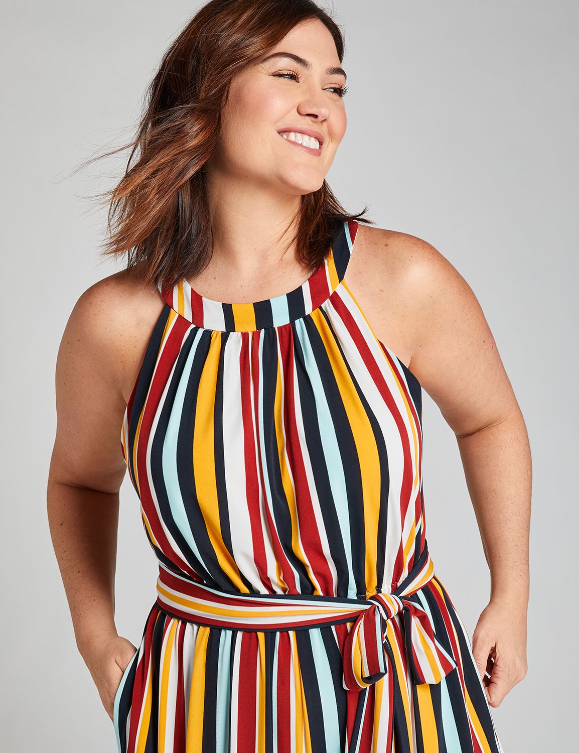 1113447 SLVLS JUMPSUIT:LBSU20409_StudioOne_Stripe_colorway1:14/16 Product Image 3