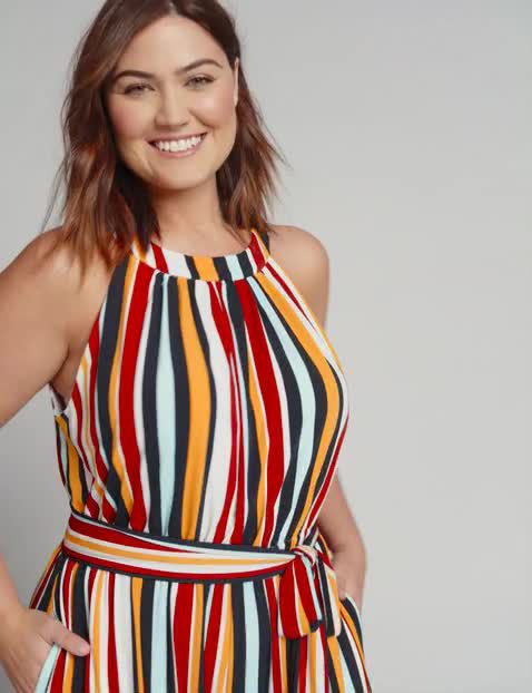 1113447 SLVLS JUMPSUIT:LBSU20409_StudioOne_Stripe_colorway1:14/16 image number 0