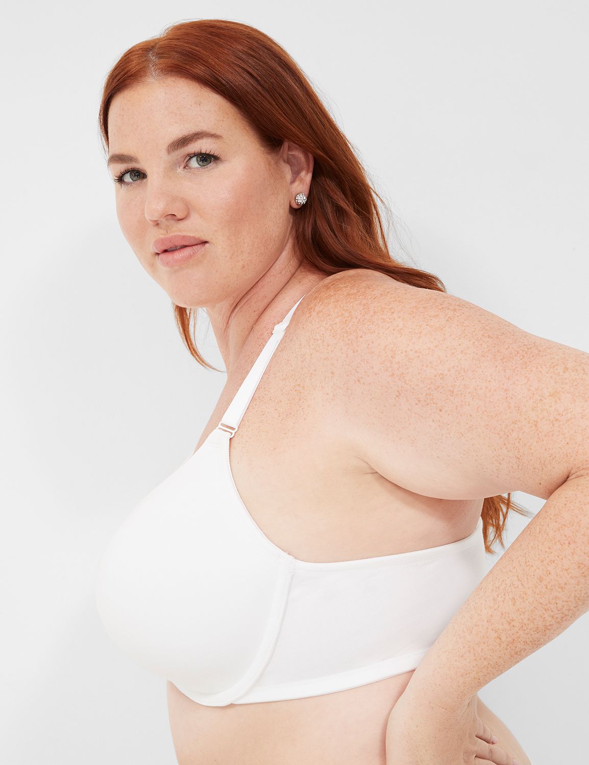 Cacique SALE ‼️ NWT Plus Size Padded Cotton Boost Plunge Wired Bra Size 44C  White - $32 New With Tags - From MCI