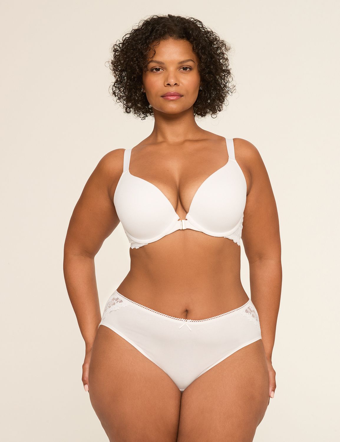 Front Close Cotton Boost Plunge Str Product Image 4