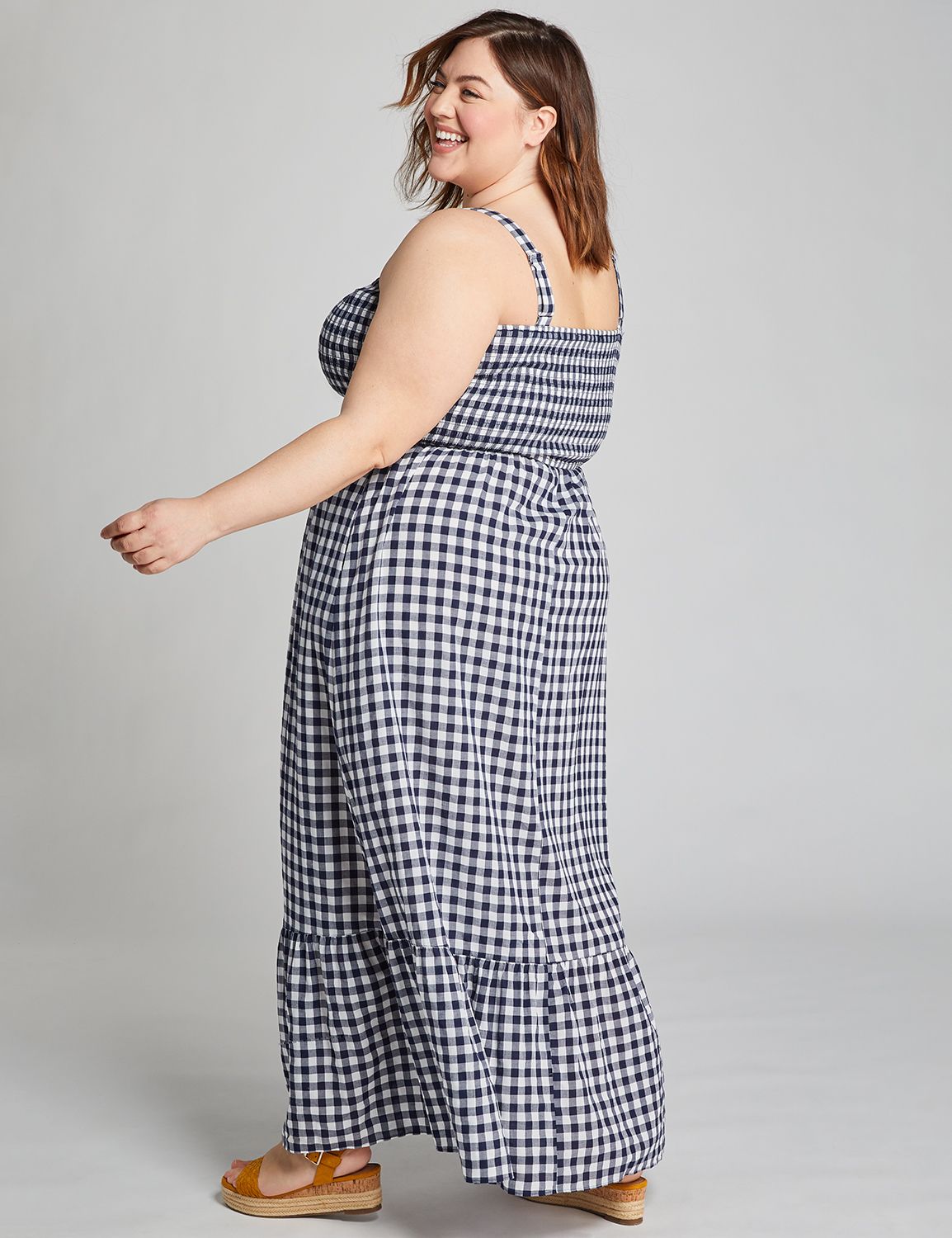 1111610 SLVLE SMOCKED MAXI:LBSU20273_MC1036048_VendorFabric_Colorway1:22/24 Product Image 2