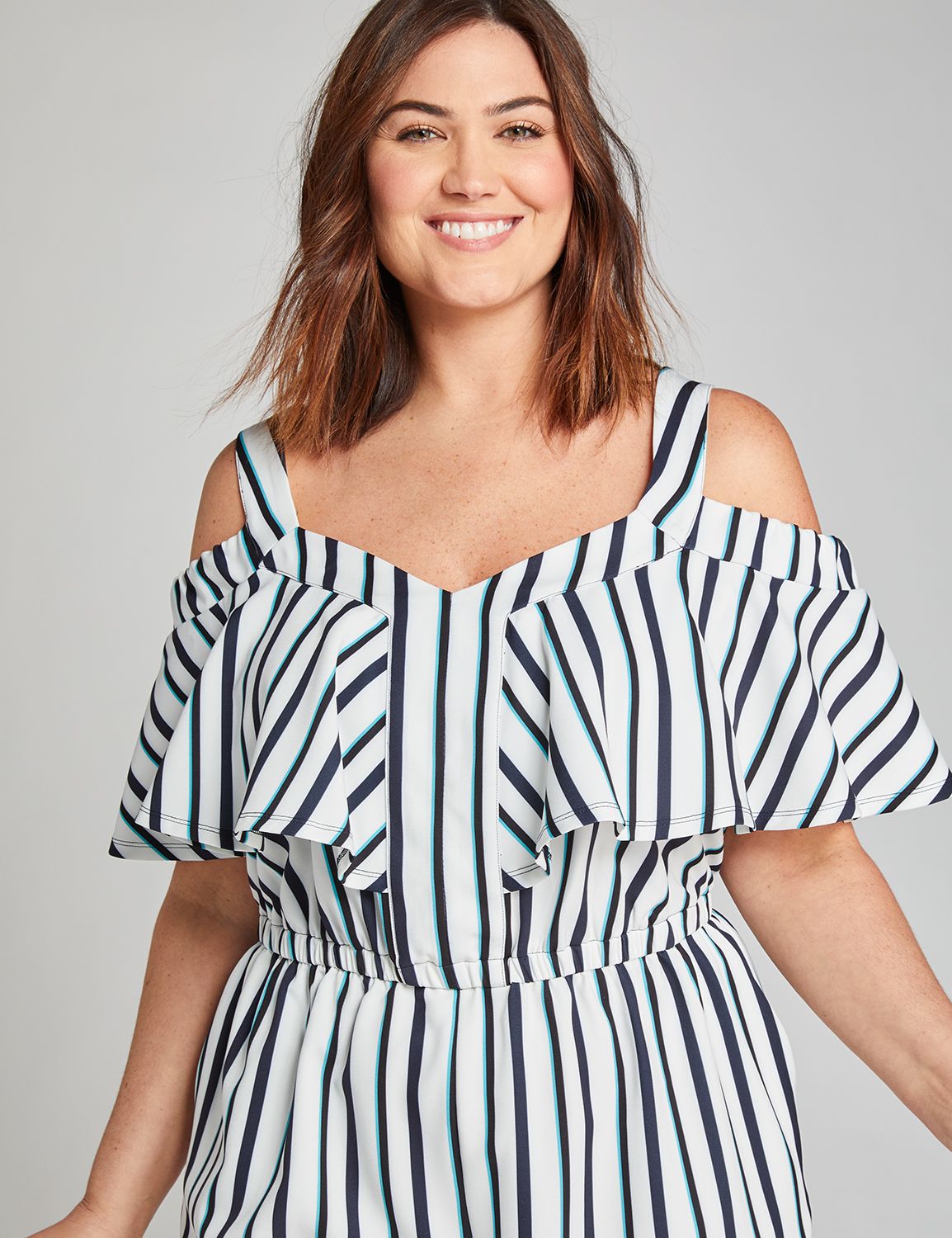 lane bryant swim romper