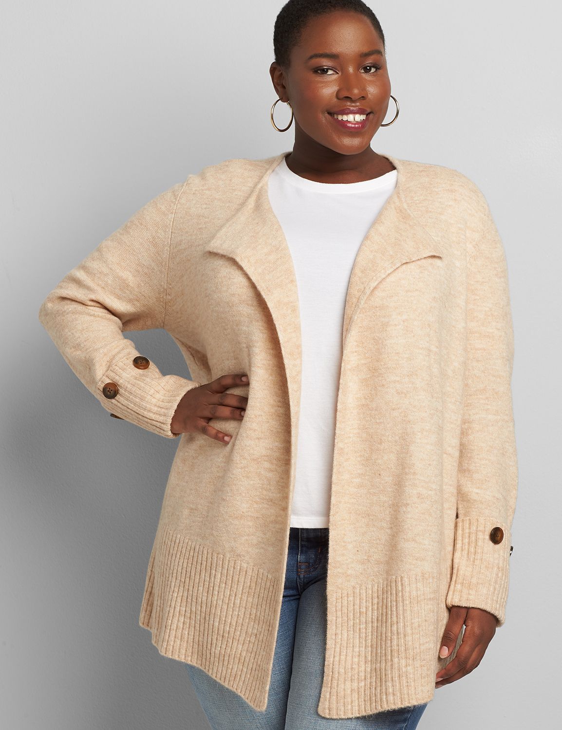 lane bryant sweater coat