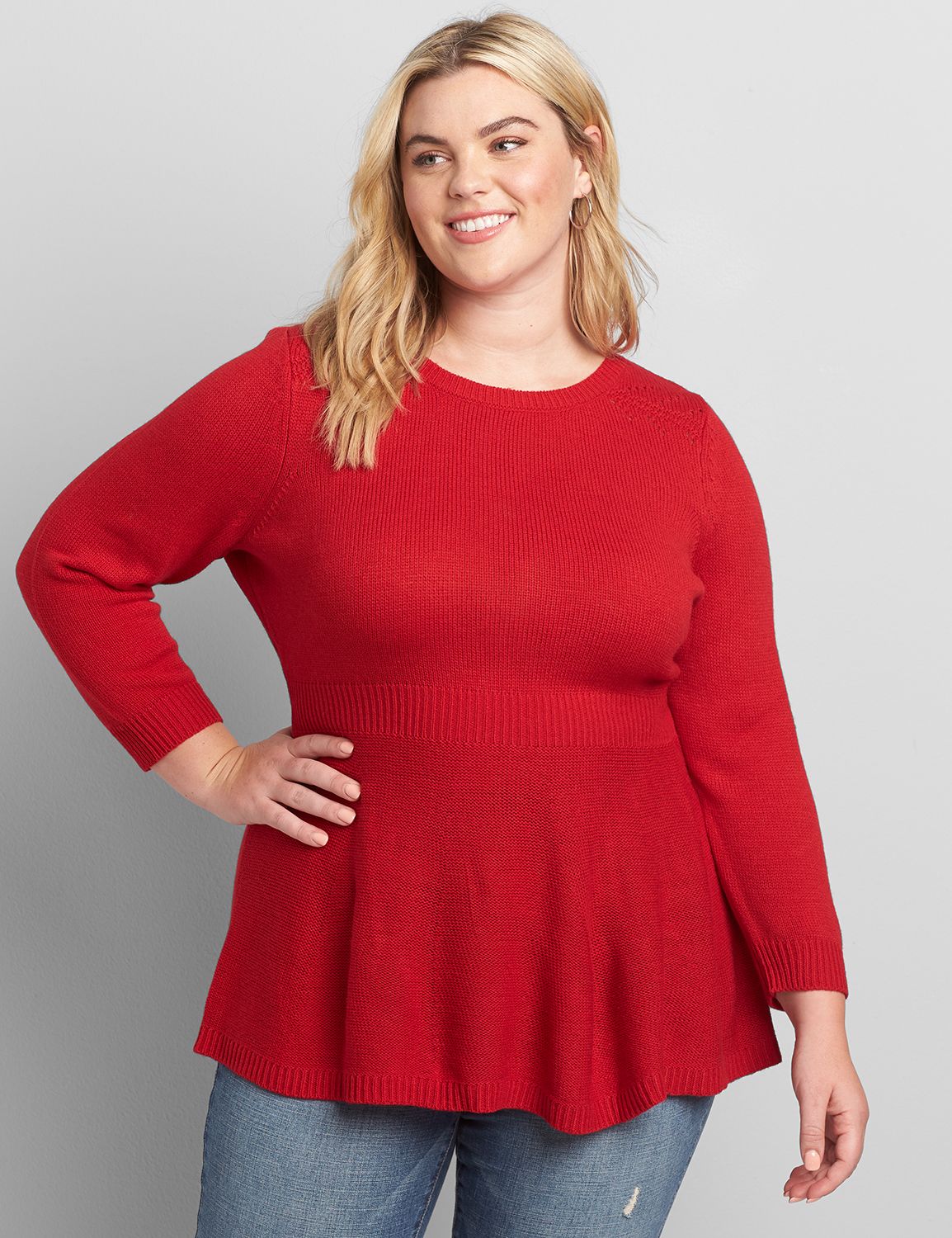 lane bryant red shirt