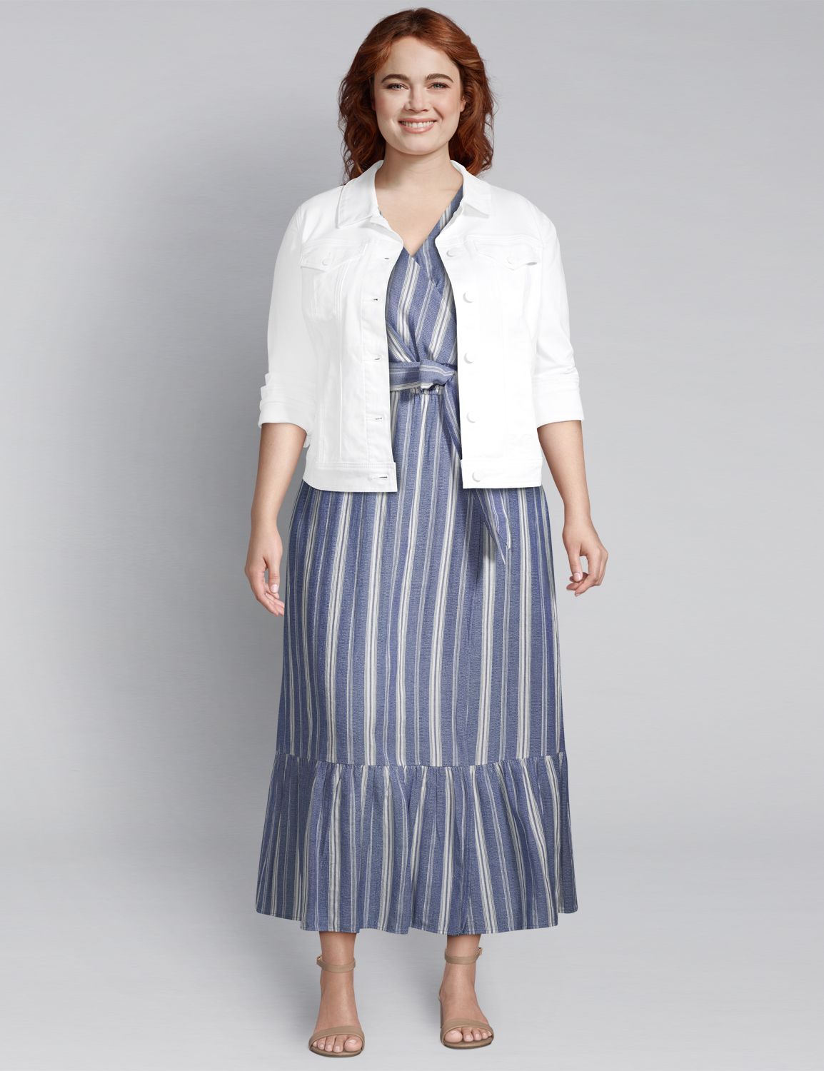 1111933 SLVLS MAXI WRAP - Y/D:LBSU20319_DressStripe_VendorFabric_colorway1:12 Product Image 3