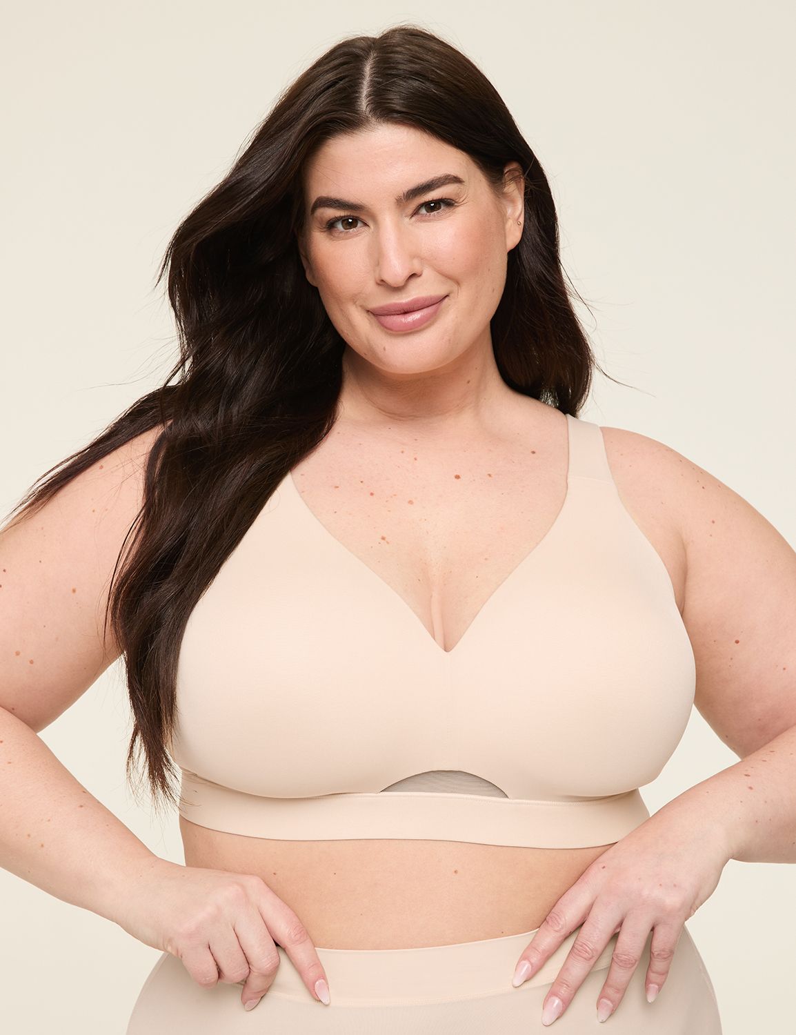 Tan Supportive Plus Size Bras For Women