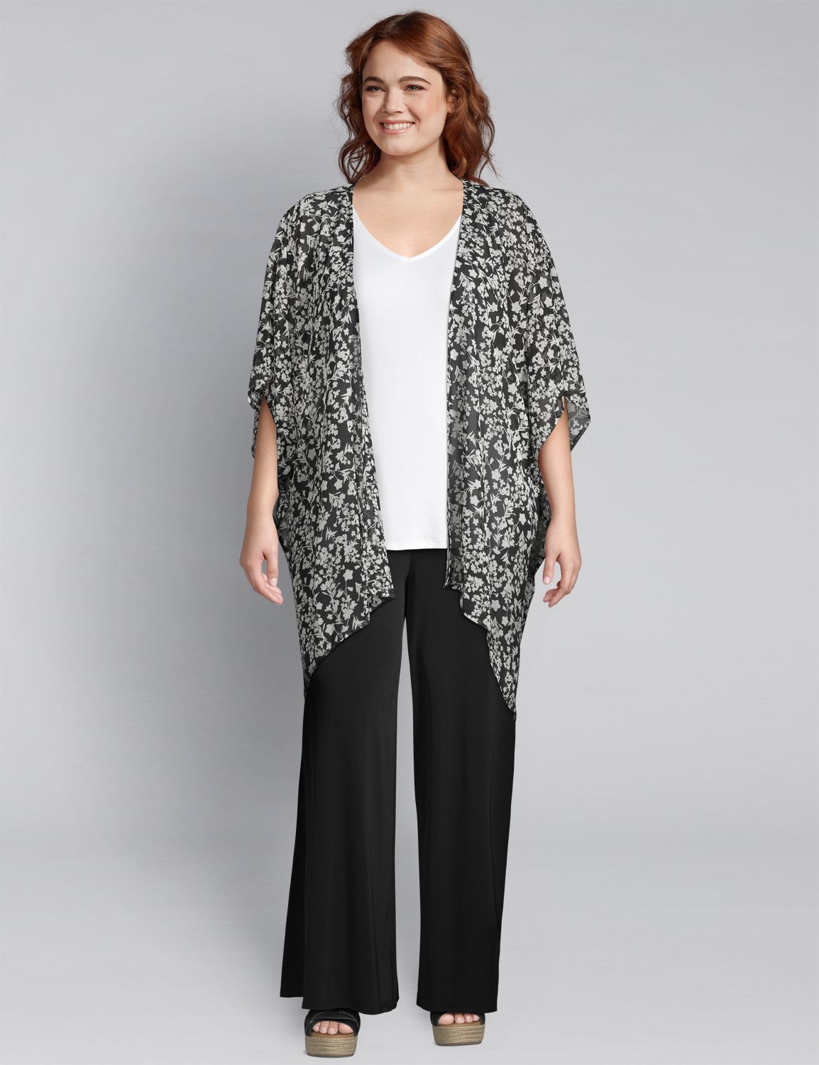 1116062 PRINTED OVERPIECE:LBPS20211_GabbySkyeFloral_8307_Colorway1:ONESZ Product Image 3