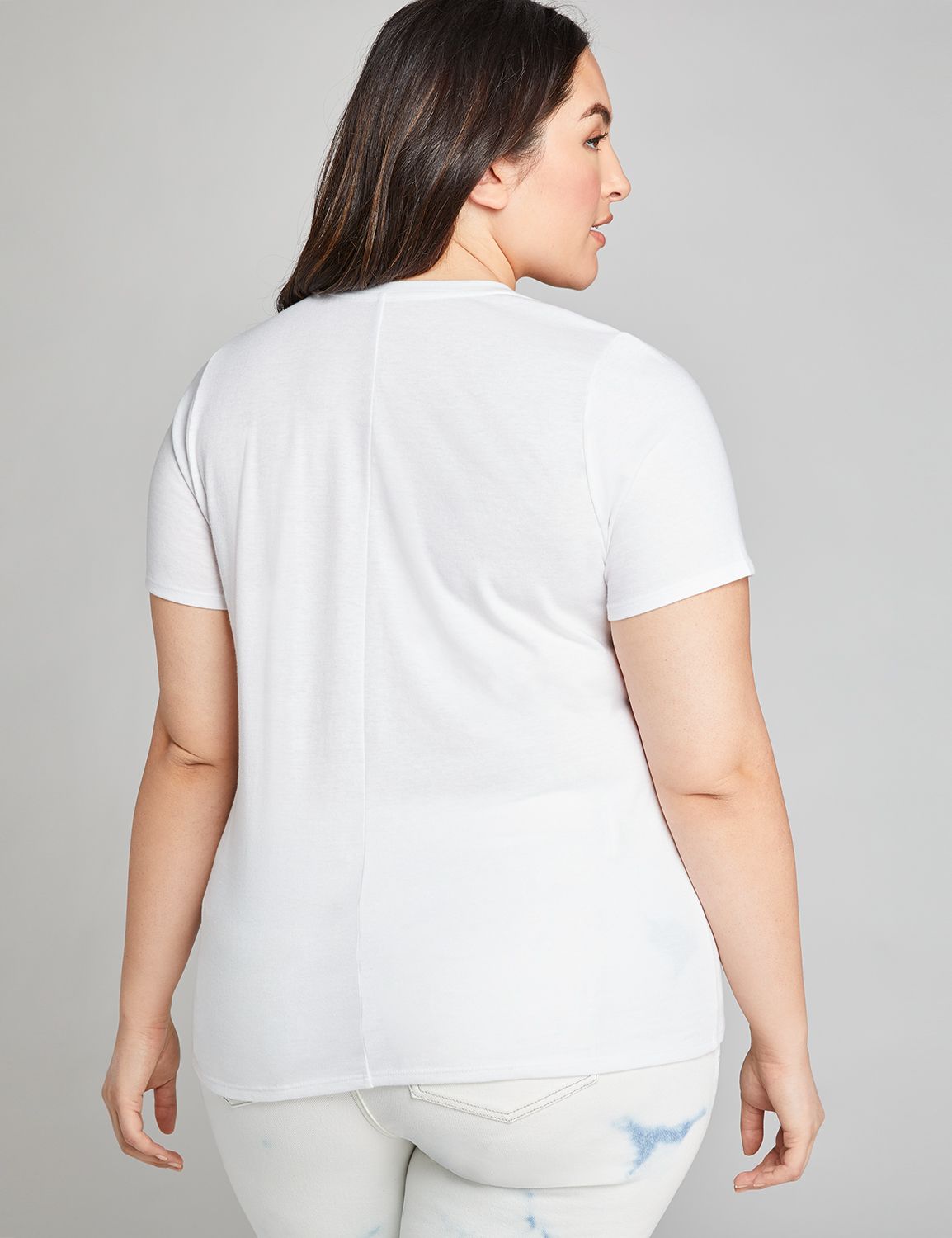 1113426 Copy of 1113423 S/S TIE FRONT TEE:White 2008:22/24 Product Image 2