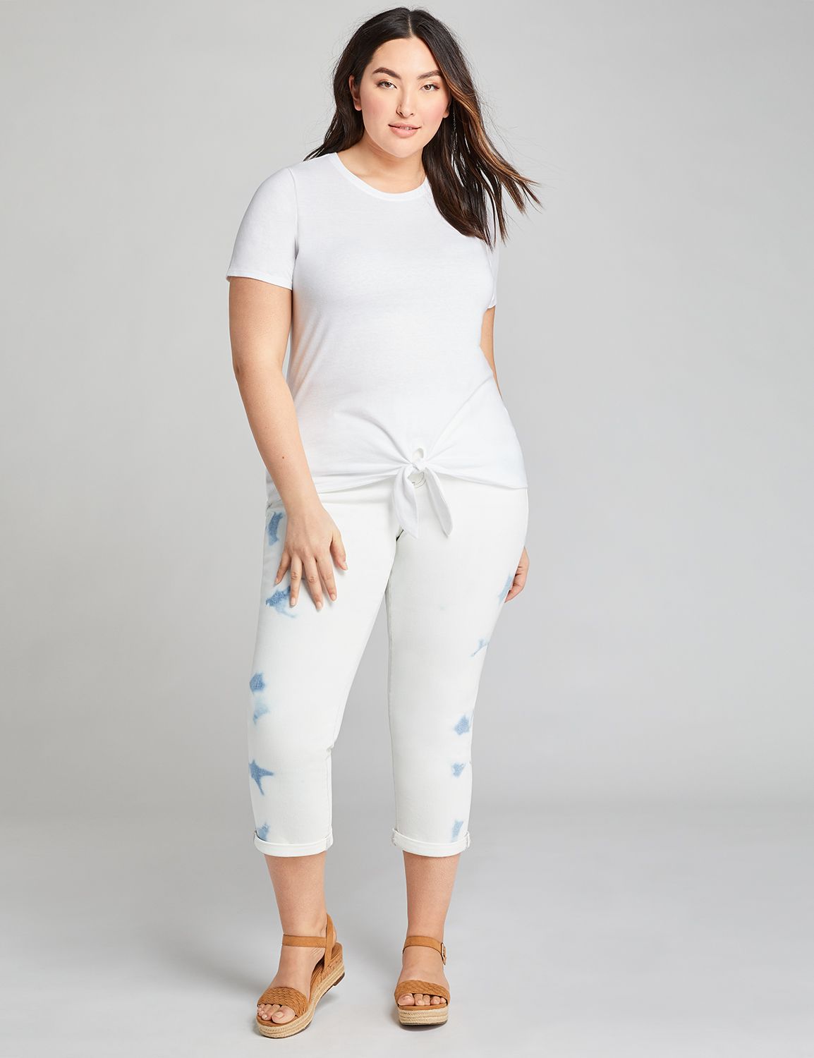 1113426 Copy of 1113423 S/S TIE FRONT TEE:White 2008:22/24 Product Image 3