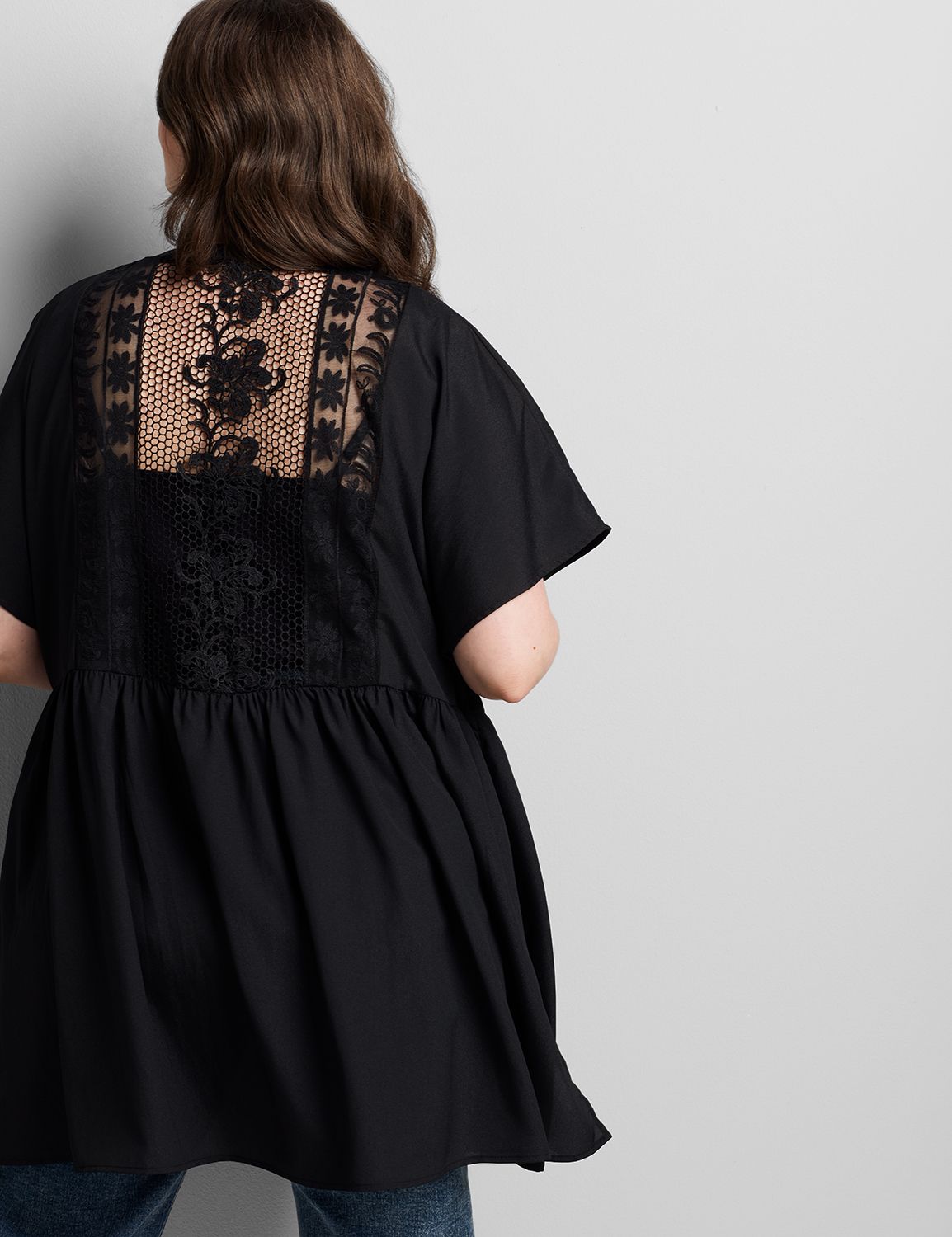 Dolman-Sleeve Tunic Overpiece