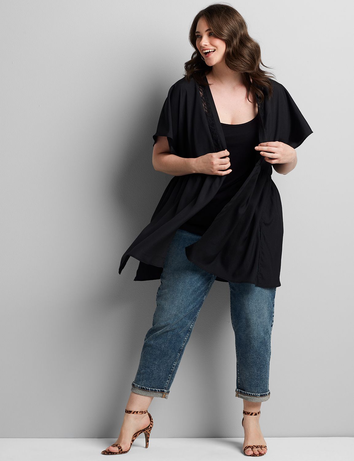 Dolman-Sleeve Tunic Overpiece