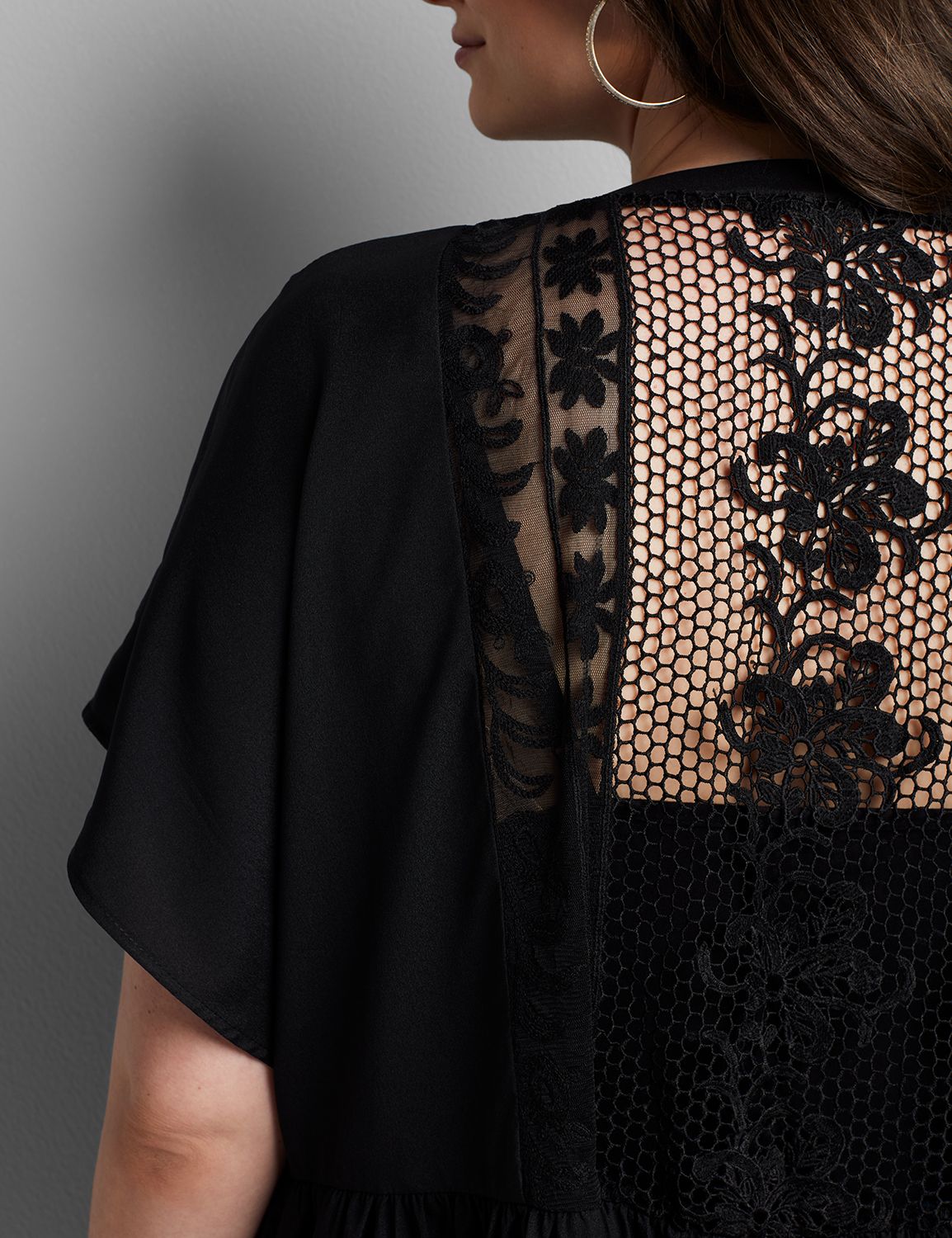 Dolman-Sleeve Tunic Overpiece