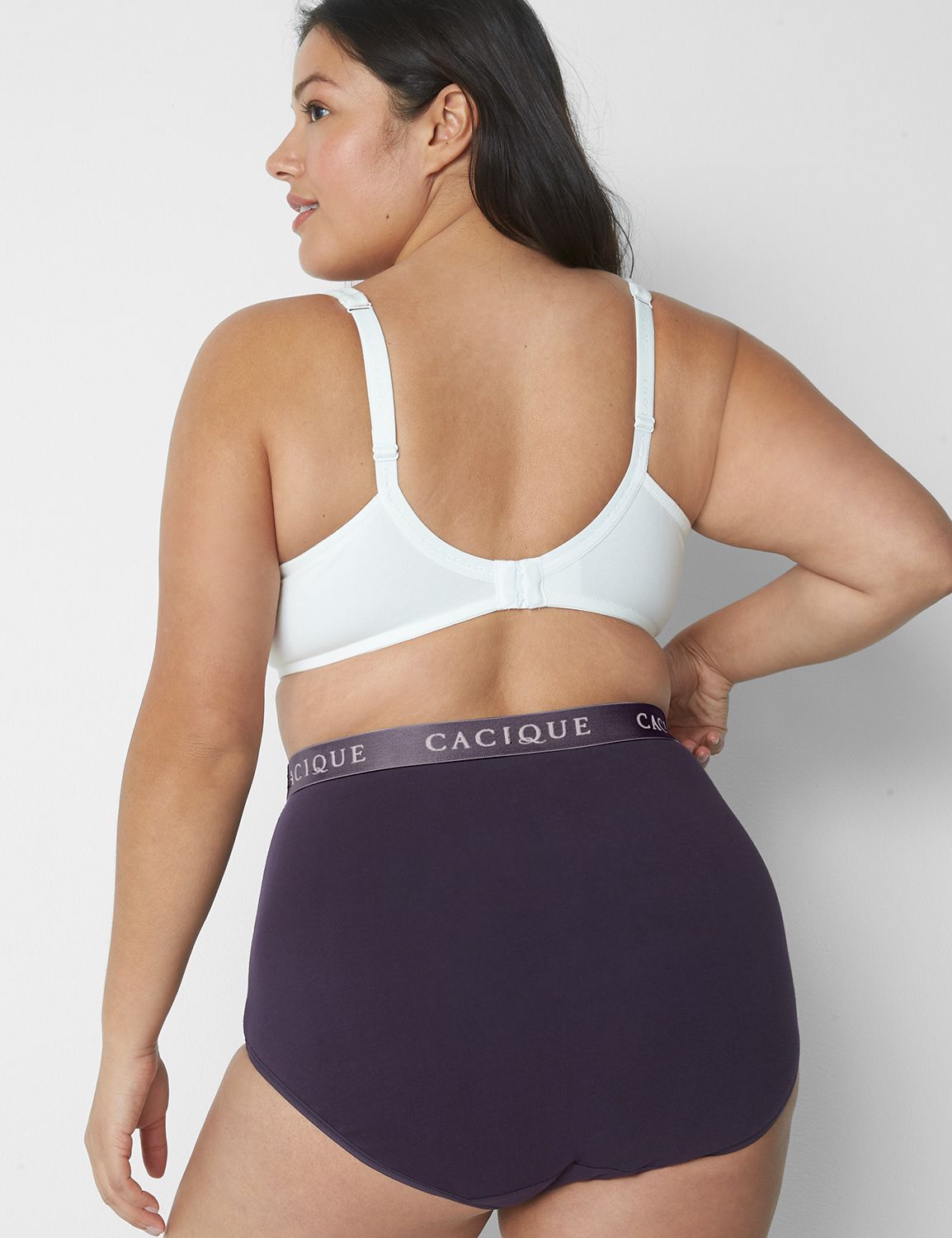 Cotton Logo Shine Band High Waist B Product Image 2