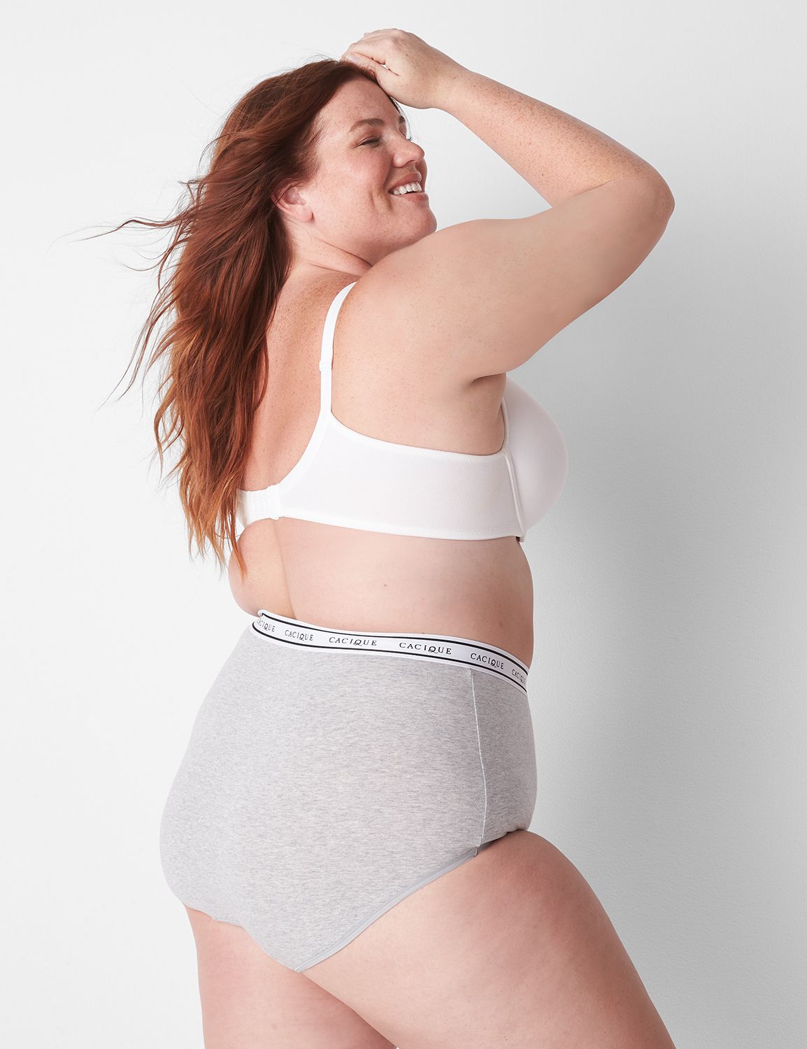 Cotton High Waist Brief Wide Waistb Product Image 2