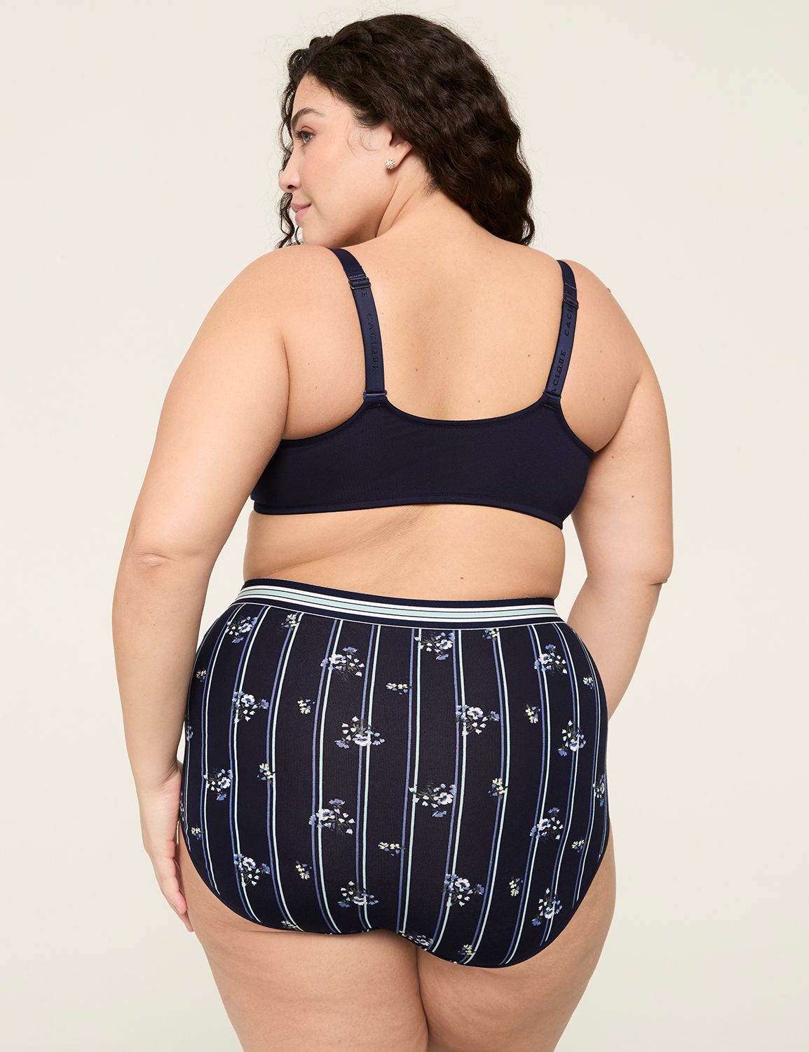 Wrap Triangle Top + High Waist Brief main image 1