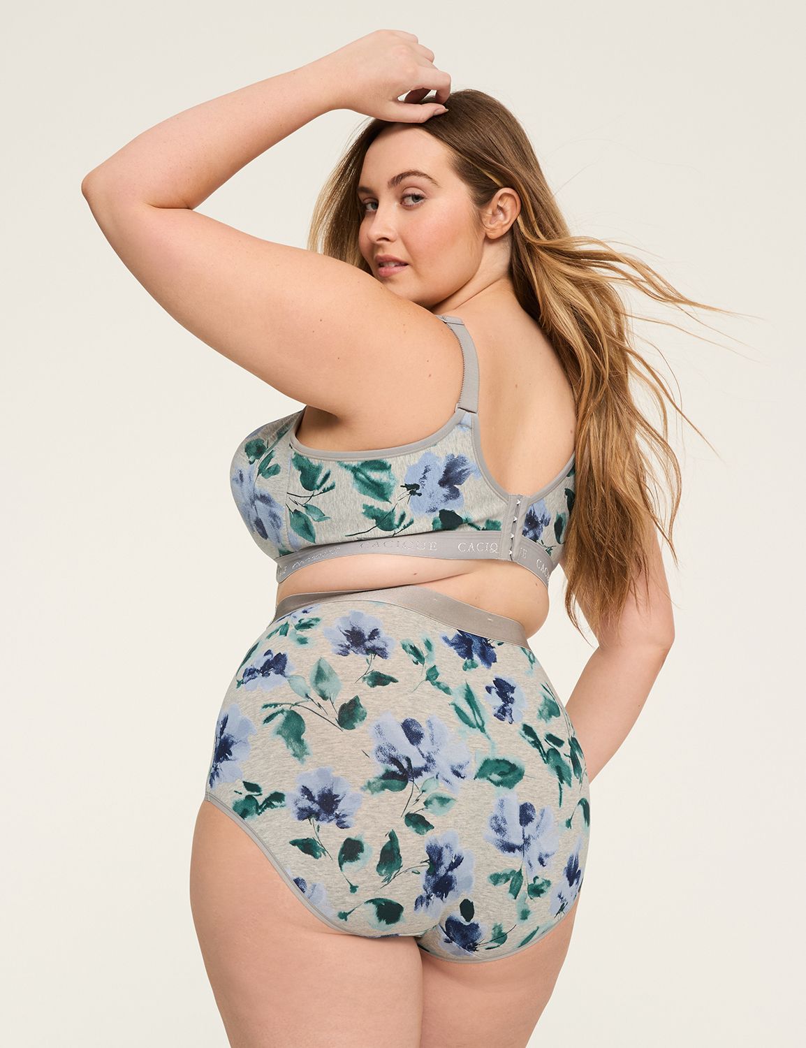 Cotton High-Waist Brief Panty With Wide Waistband